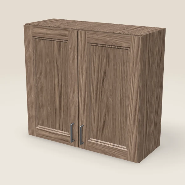 33" Double Door Wall Cabinet, 3D picture