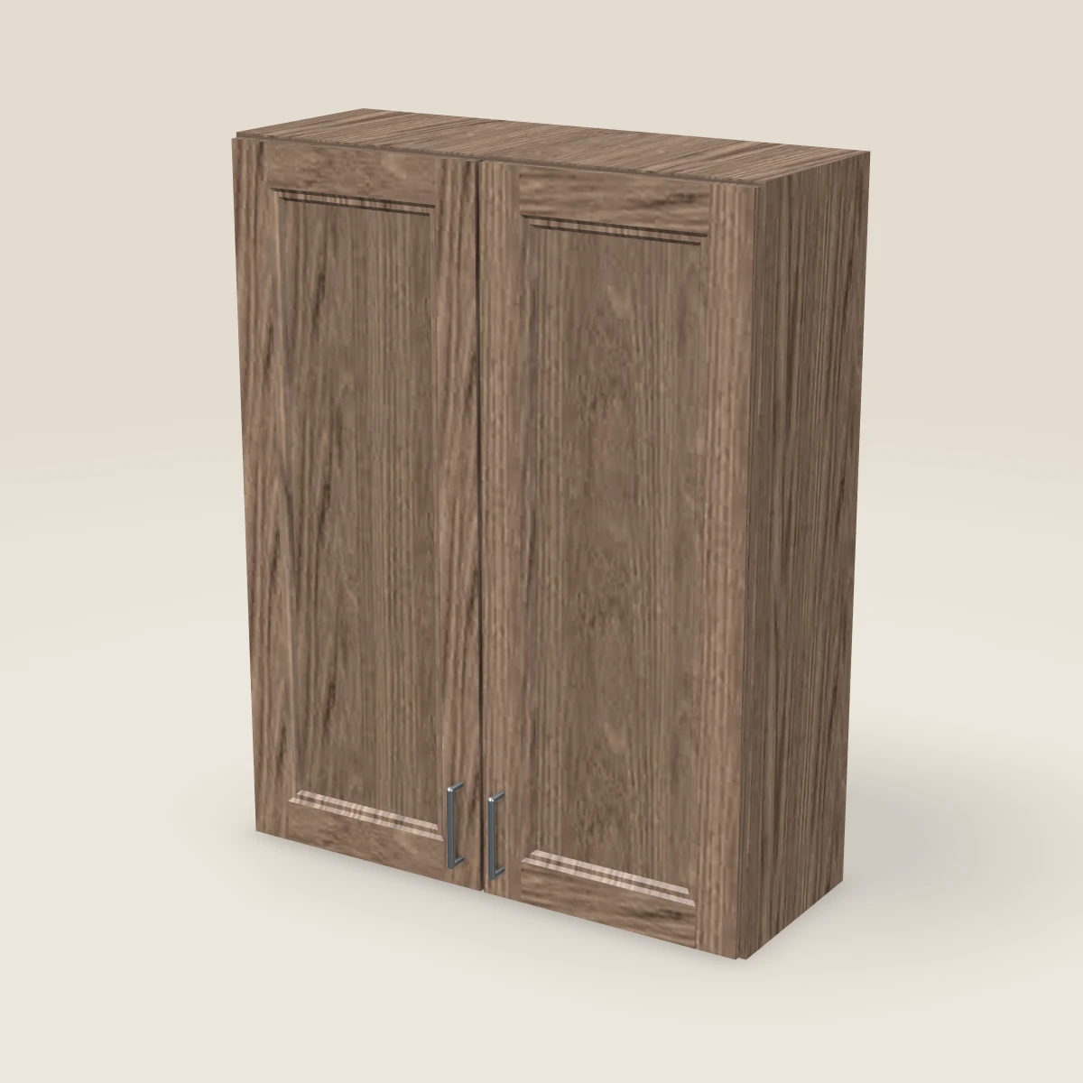33" Double Door Wall Cabinet — 42" High, 3D picture