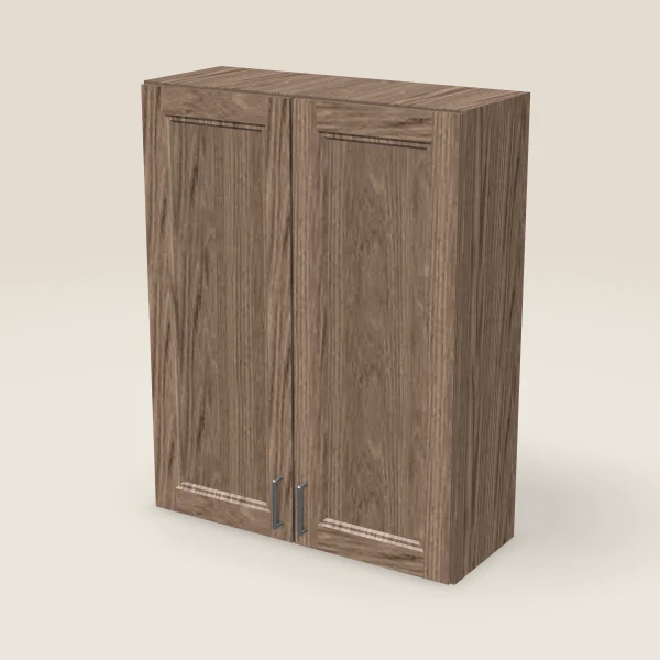33" Double Door Wall Cabinet — 42" High, 3D picture