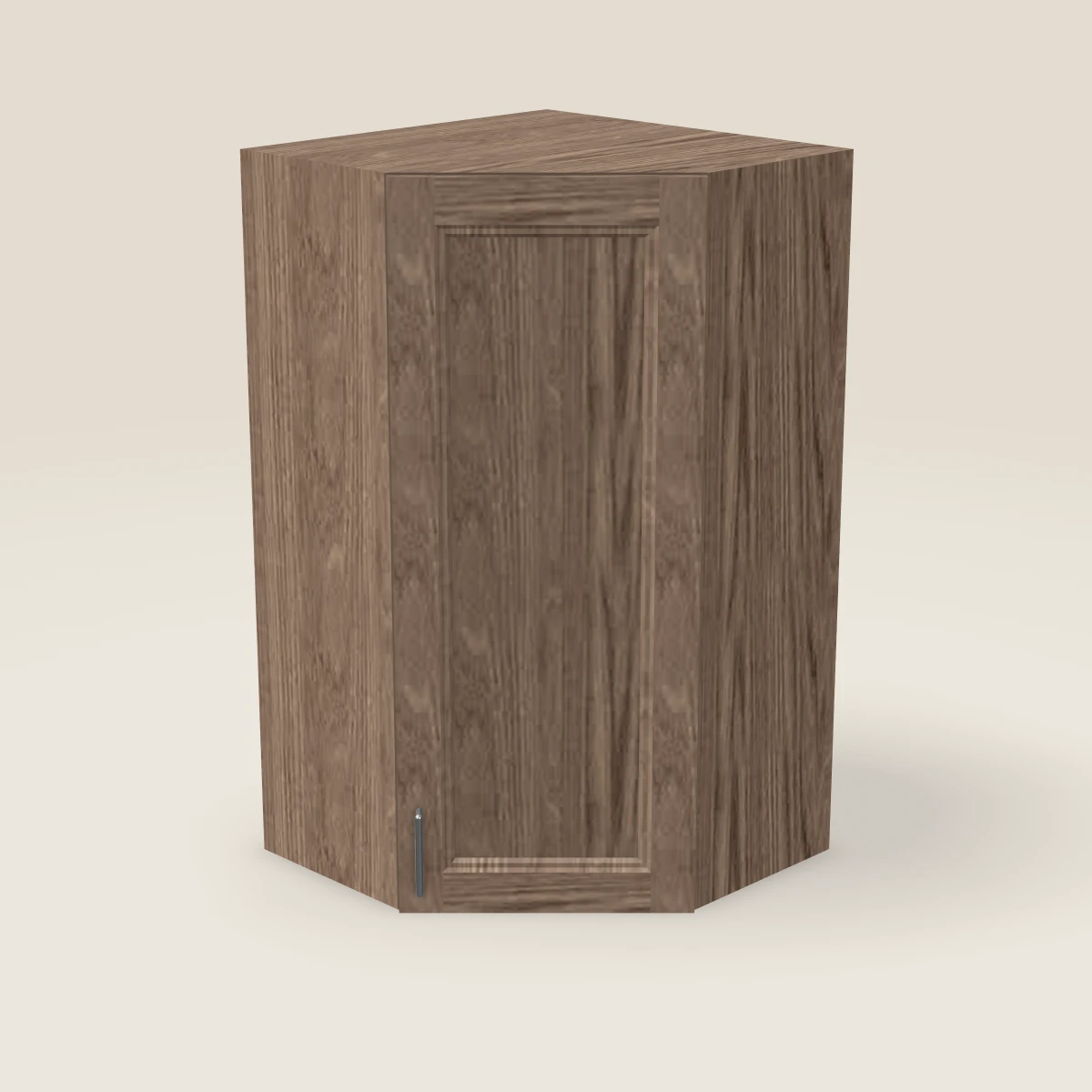 24" Wall Diagonal Corner Cabinet — 42" High, 3D picture