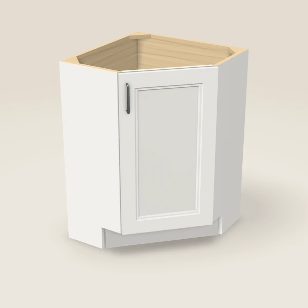 24" Base End Corner Cabinet, 3D picture