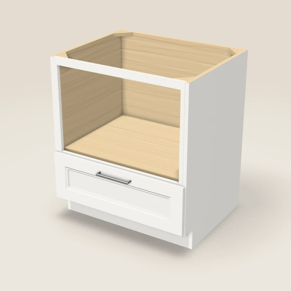 30" Base Microwave Cabinet, 3D picture