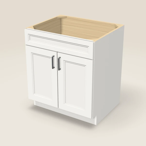 30" Sink Base Cabinet, 3D picture