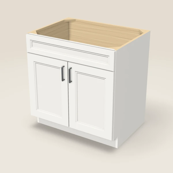 33" Sink Base Cabinet, 3D picture