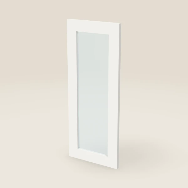 12" Wall Cabinet Glass Door — 30" High, 3D picture