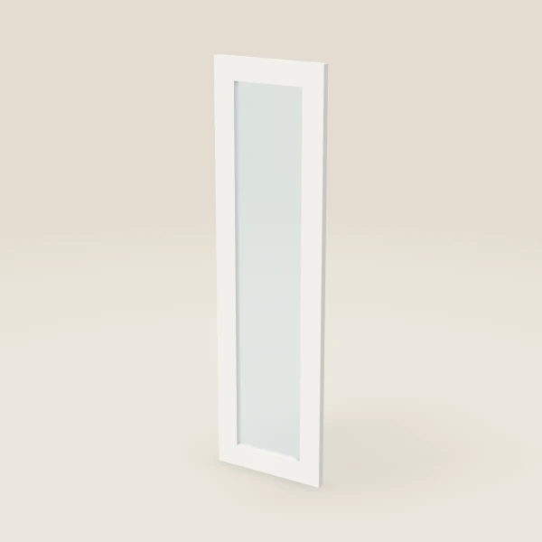 12" Wall Cabinet Glass Door — 42" High, 3D picture
