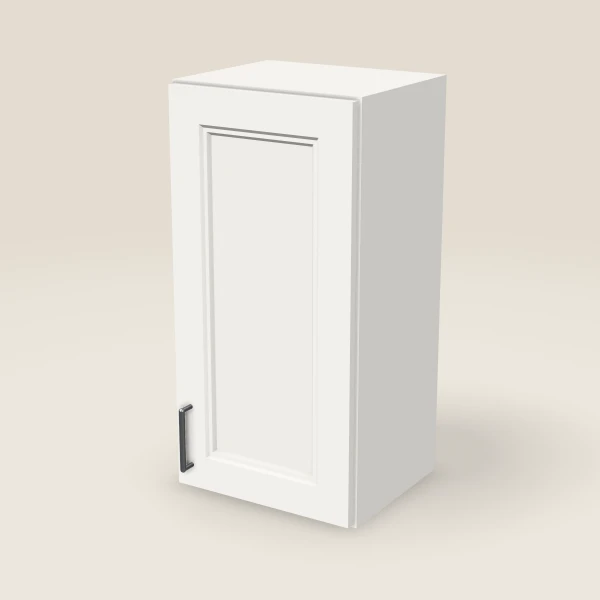 15" Single Door Wall Cabinet, 3D picture
