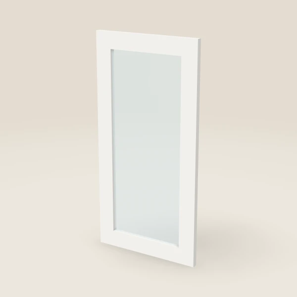 15" Wall Cabinet Glass Door — 30" High, 3D picture