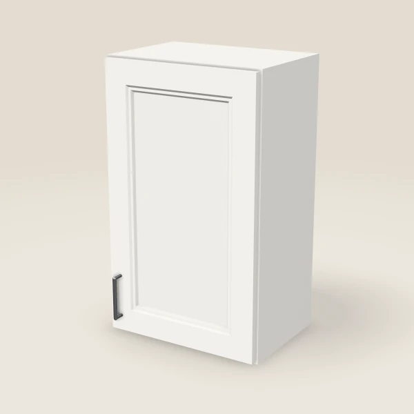 18" Single Door Wall Cabinet, 3D picture