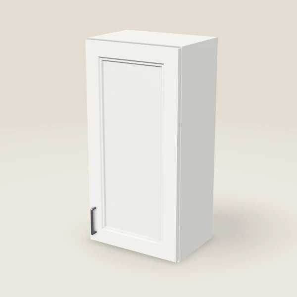 18" Single Door Wall Cabinet, 3D picture