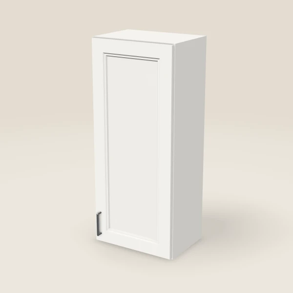 18" Single Door Wall Cabinet, 3D picture