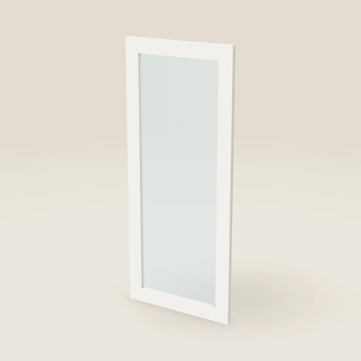 Puerta de vidrio para gabinete de pared de 18" — 42" de alto, imagen en 3D
