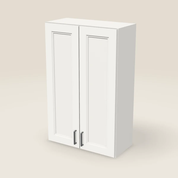 27" Double Door Wall Cabinet, 3D picture