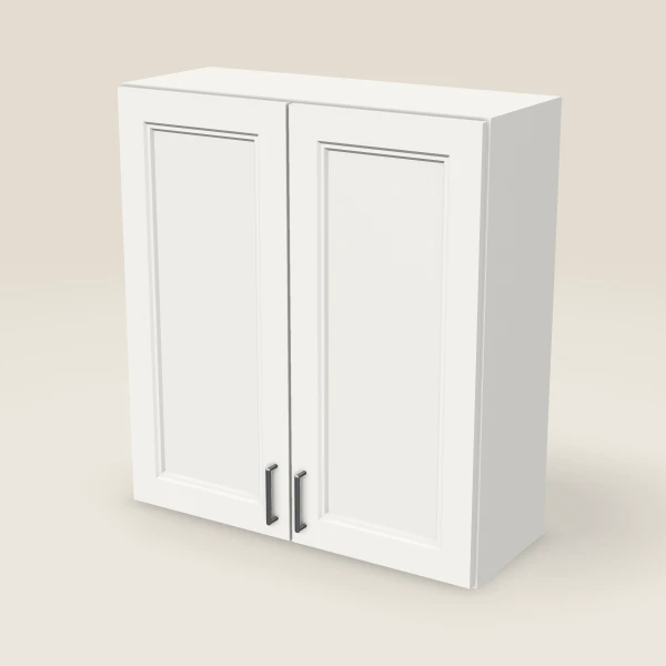 33" Double Door Wall Cabinet, 3D picture