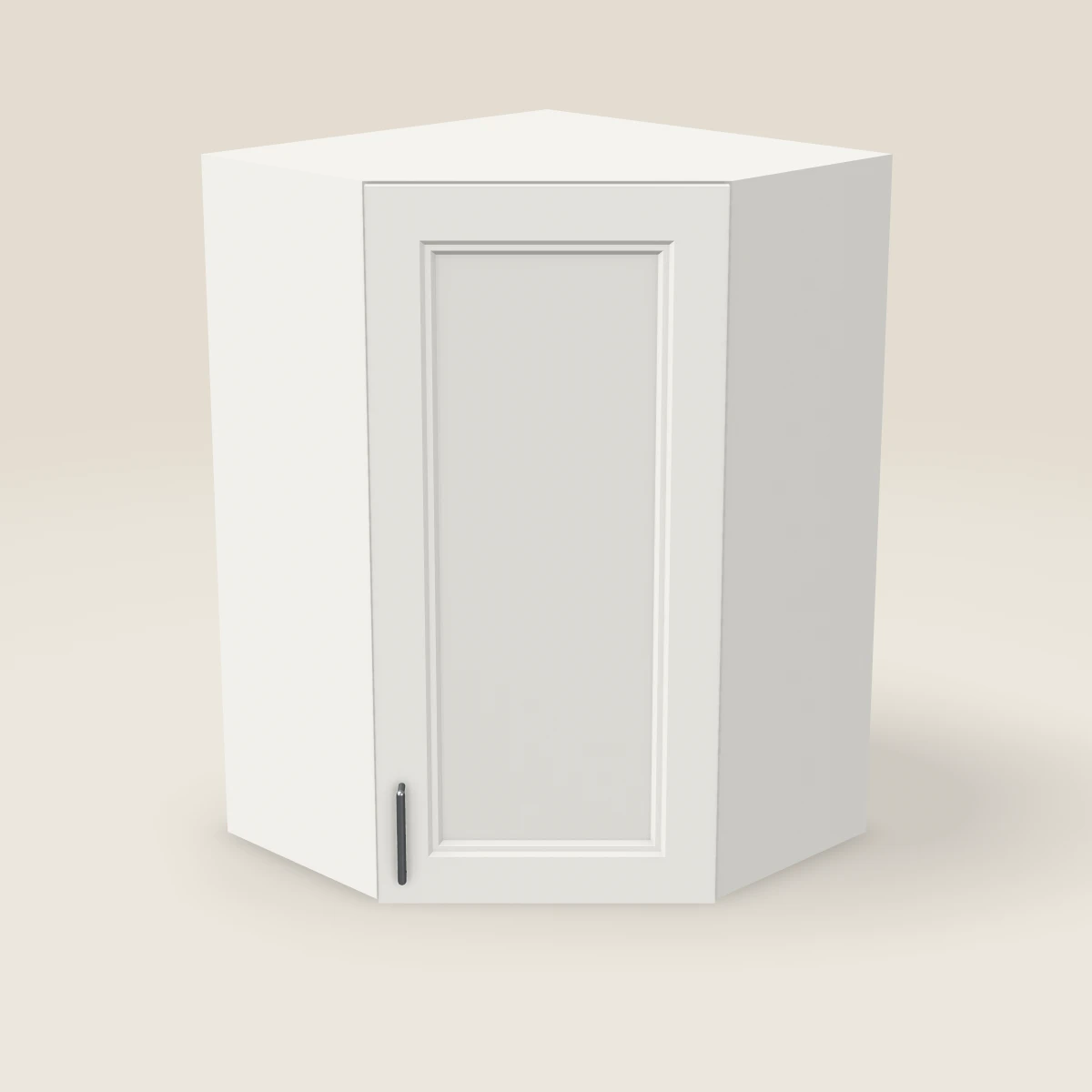 24" Wall Diagonal Corner Cabinet — 36" High, 3D picture