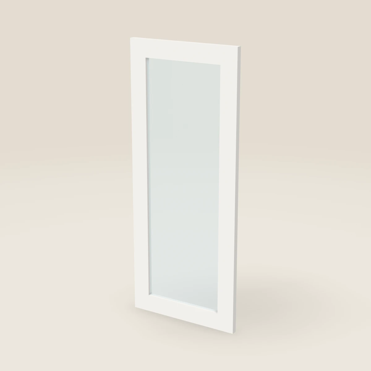 15" Wall Cabinet Glass Door — 36" High, 3D picture
