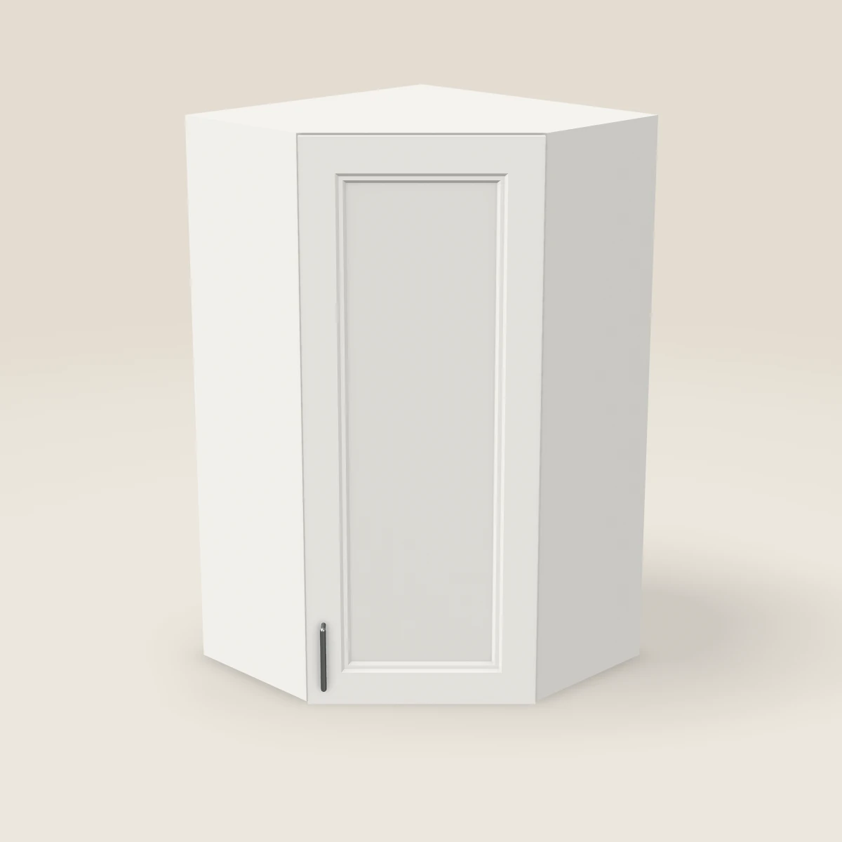 24" Wall Diagonal Corner Cabinet — 42" High, 3D picture