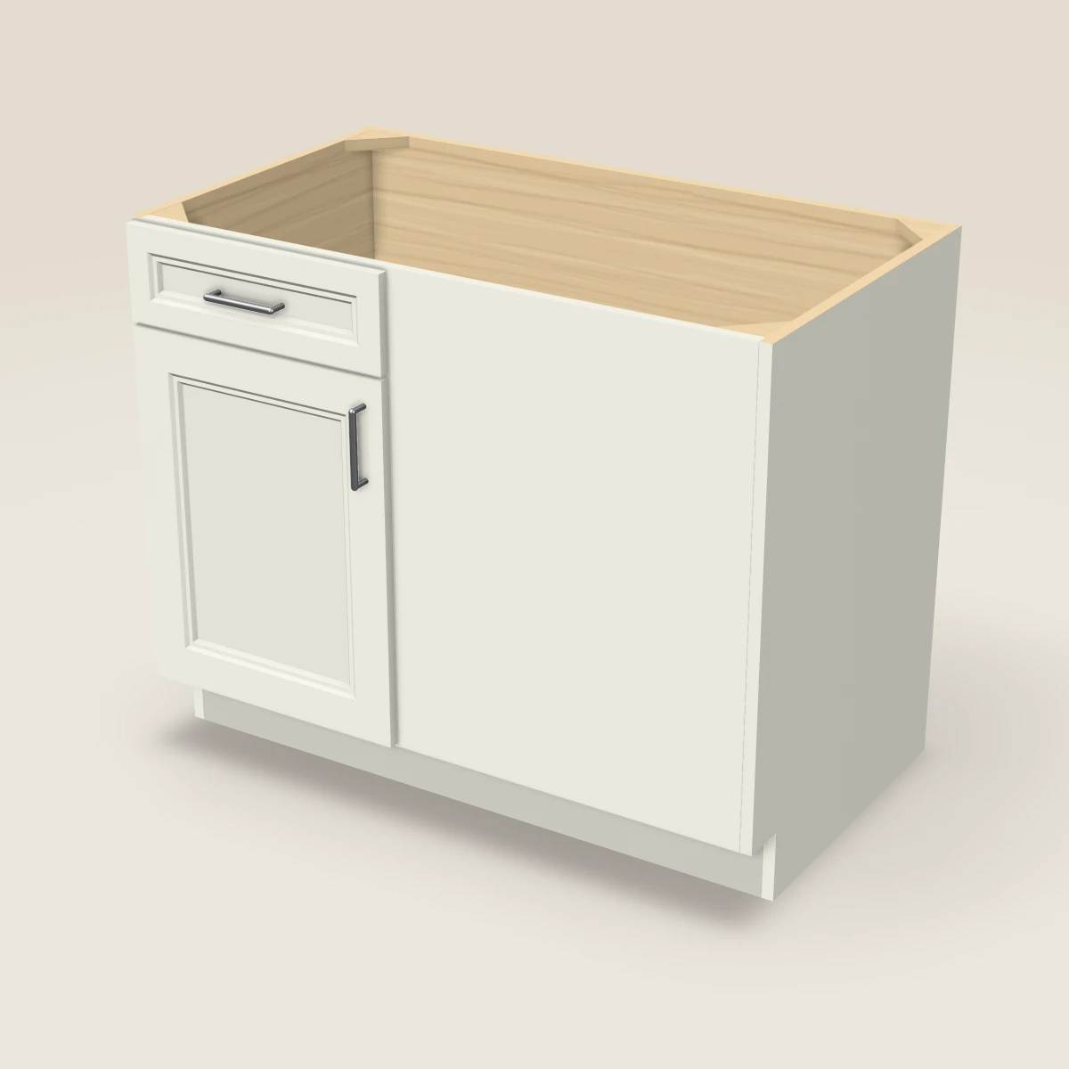 42" Base Blind Corner Cabinet, 3D picture