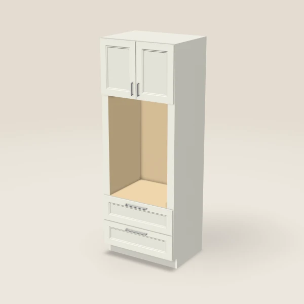33" Wall Oven Pantry — 90" High, 3D picture