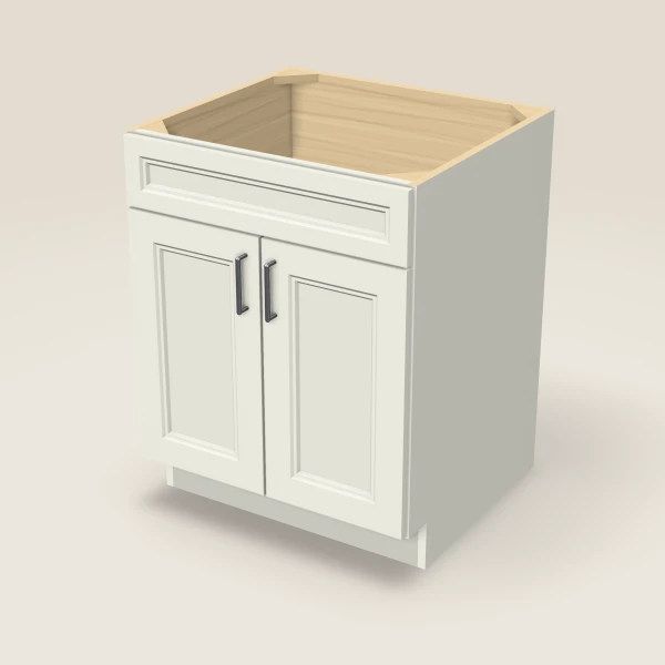 27" Sink Base Cabinet, 3D picture