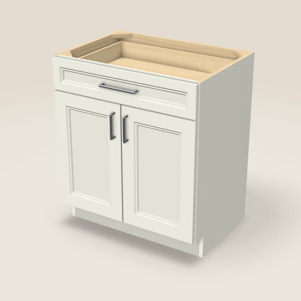 30" Double Door Vanity Cabinet, 3D picture
