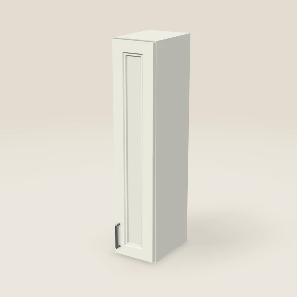 9" Single Door Wall Cabinet — 42" High, 3D picture