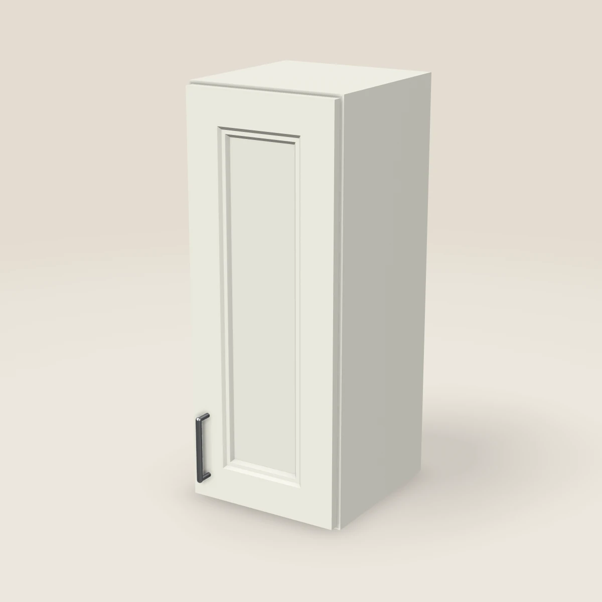 12" Single Door Wall Cabinet — 30" High, 3D picture