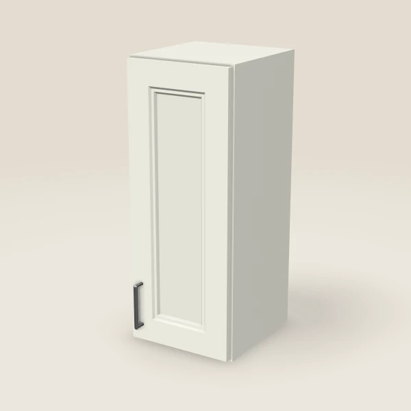 12" Single Door Wall Cabinet — 30" High, 3D picture