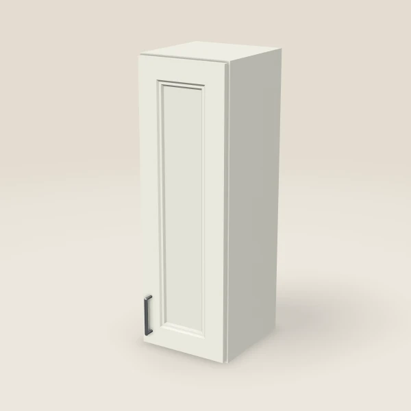 12" Single Door Wall Cabinet — 36" High, 3D picture