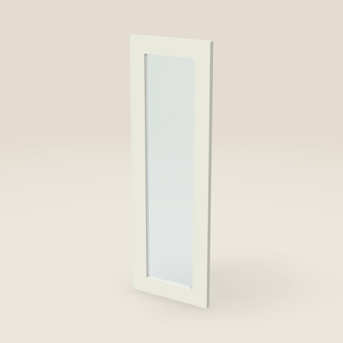 Puerta de vidrio para gabinete de pared de 12" — 36" de alto, imagen en 3D