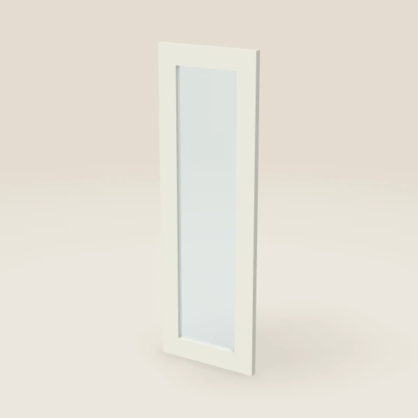 12" Wall Cabinet Glass Door — 36" High, 3D picture