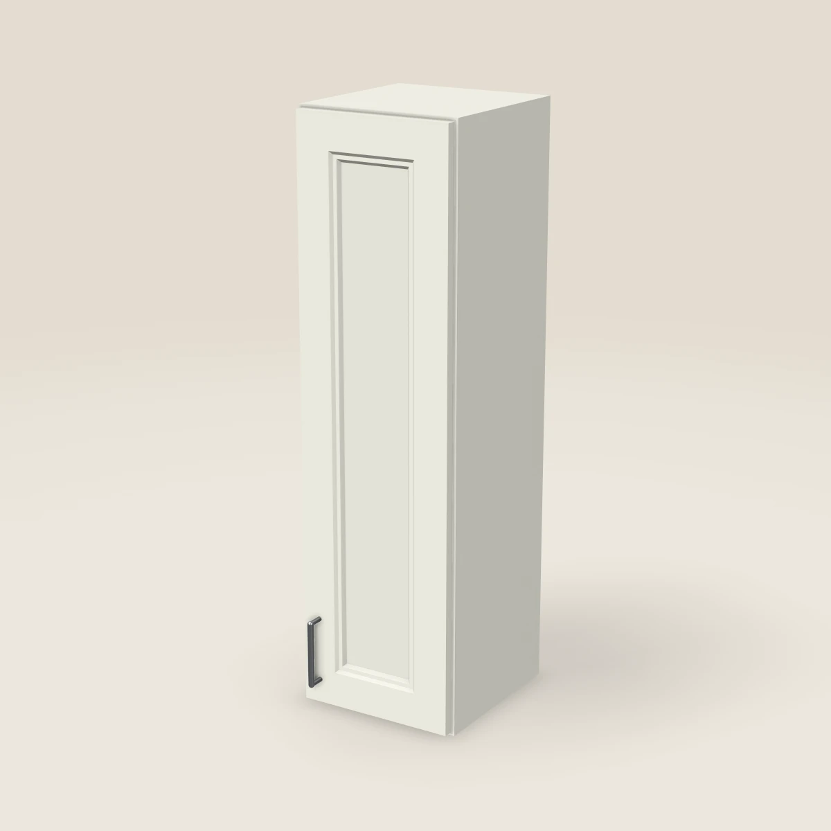 Gabinete de pared de una puerta de 12" — 42" de alto, imagen en 3D