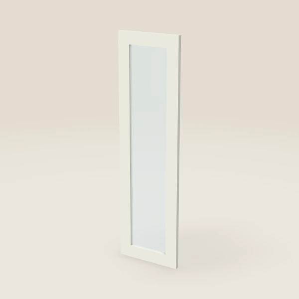 12" Wall Cabinet Glass Door — 42" High, 3D picture