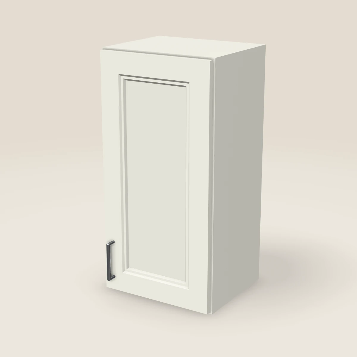 15" Single Door Wall Cabinet — 30" High, 3D picture