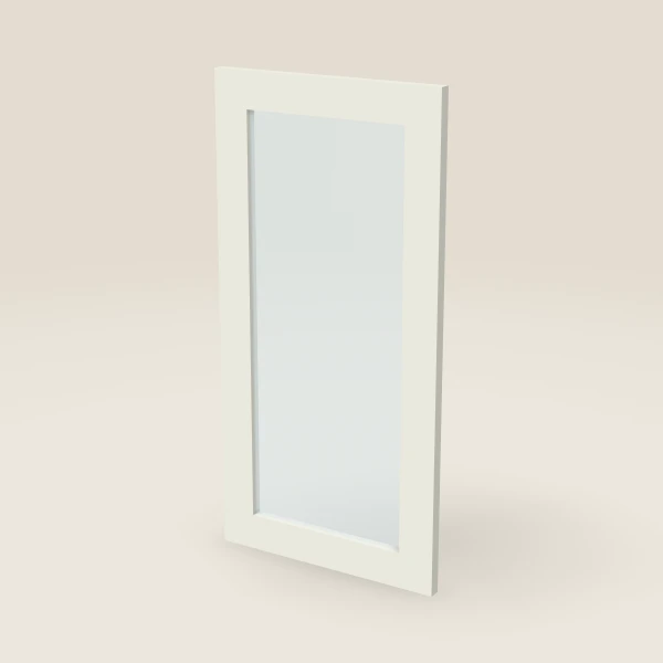 15" Wall Cabinet Glass Door — 30" High, 3D picture