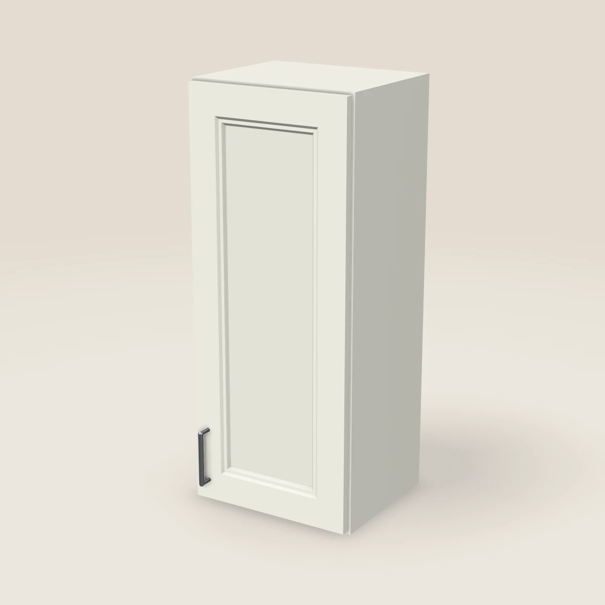 15" Single Door Wall Cabinet — 36" High, 3D picture
