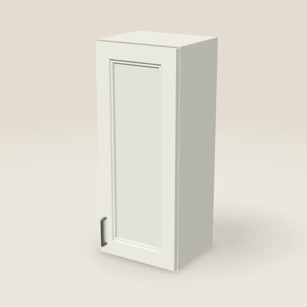 15" Single Door Wall Cabinet — 36" High, 3D picture