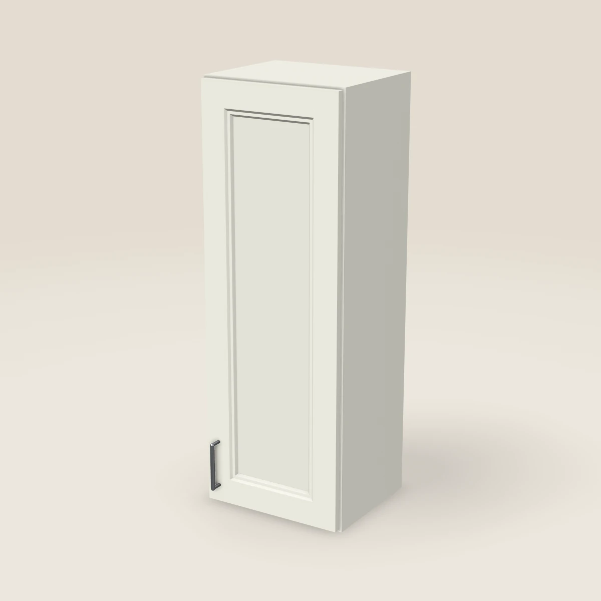 15" Single Door Wall Cabinet — 42" High, 3D picture