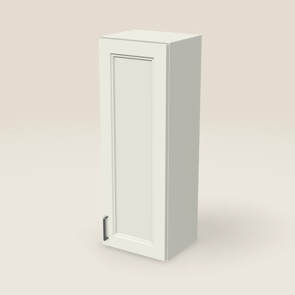 15" Single Door Wall Cabinet — 42" High, 3D picture