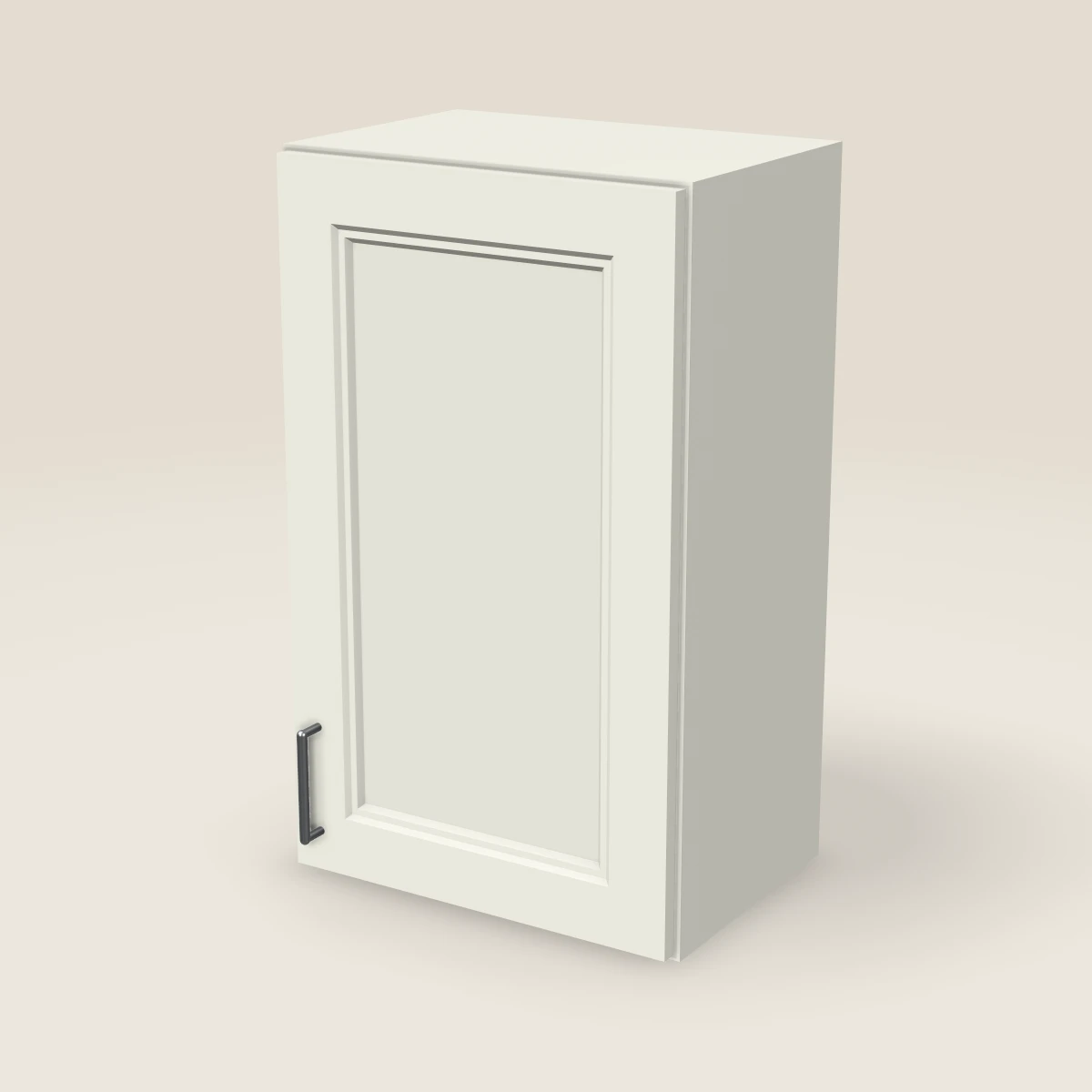 18" Single Door Wall Cabinet — 30" High, 3D picture