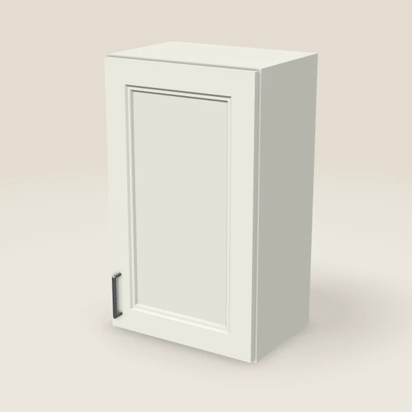 18" Single Door Wall Cabinet — 30" High, 3D picture