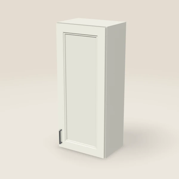 18" Single Door Wall Cabinet — 42" High, 3D picture