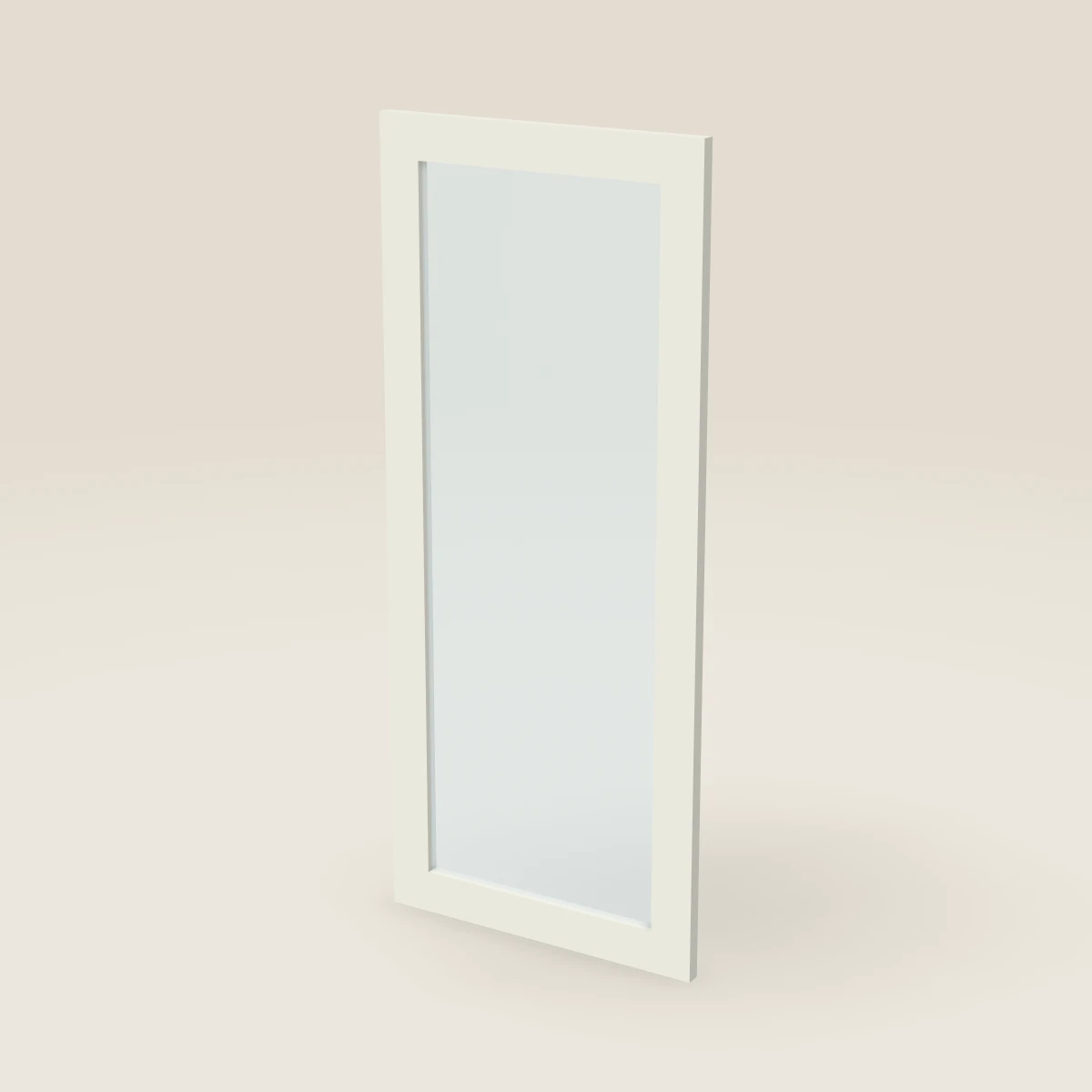 Puerta de vidrio para gabinete de pared de 18" — 42" de alto, imagen en 3D