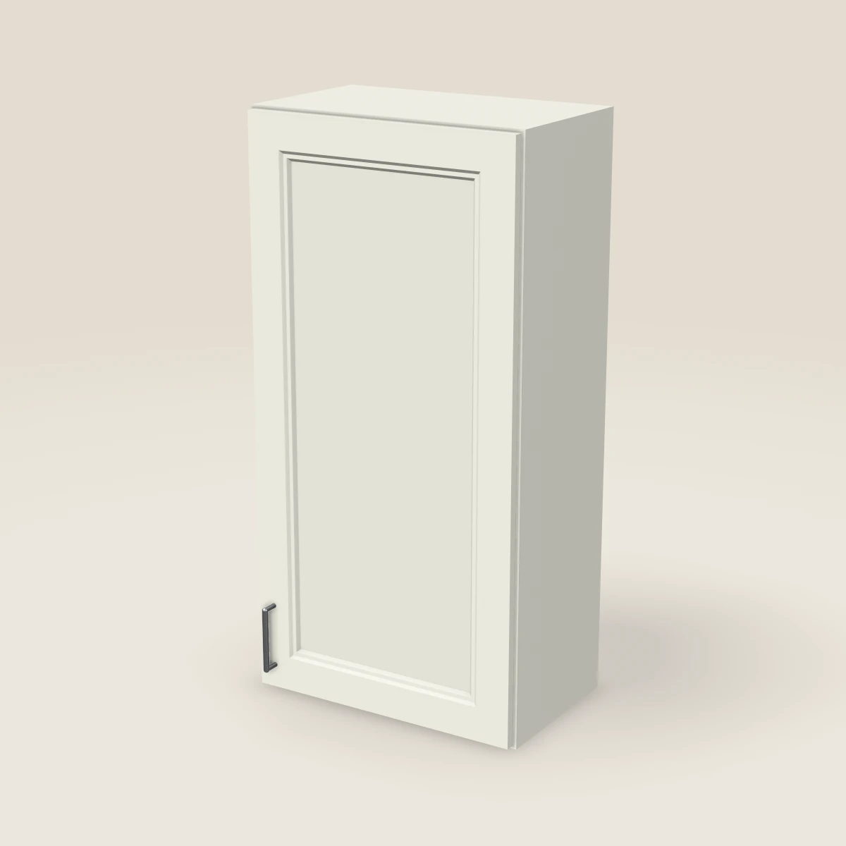 21" Single Door Wall Cabinet — 42" High, 3D picture