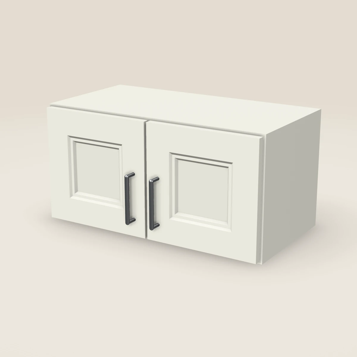 24" Base Microwave Cabinet, 3D picture
