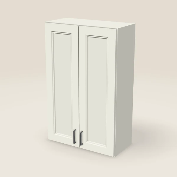 27" Double Door Wall Cabinet — 42" High, 3D picture
