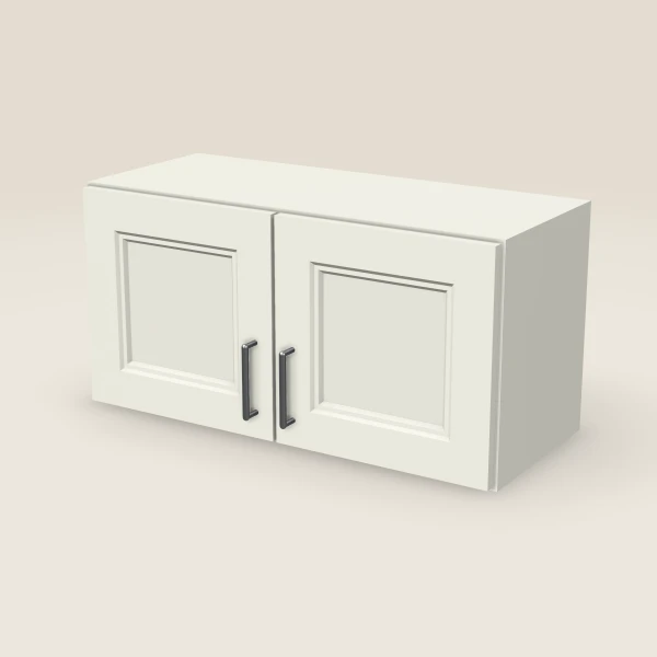 30" Double Door Wall Cabinet — 15" High, 3D picture