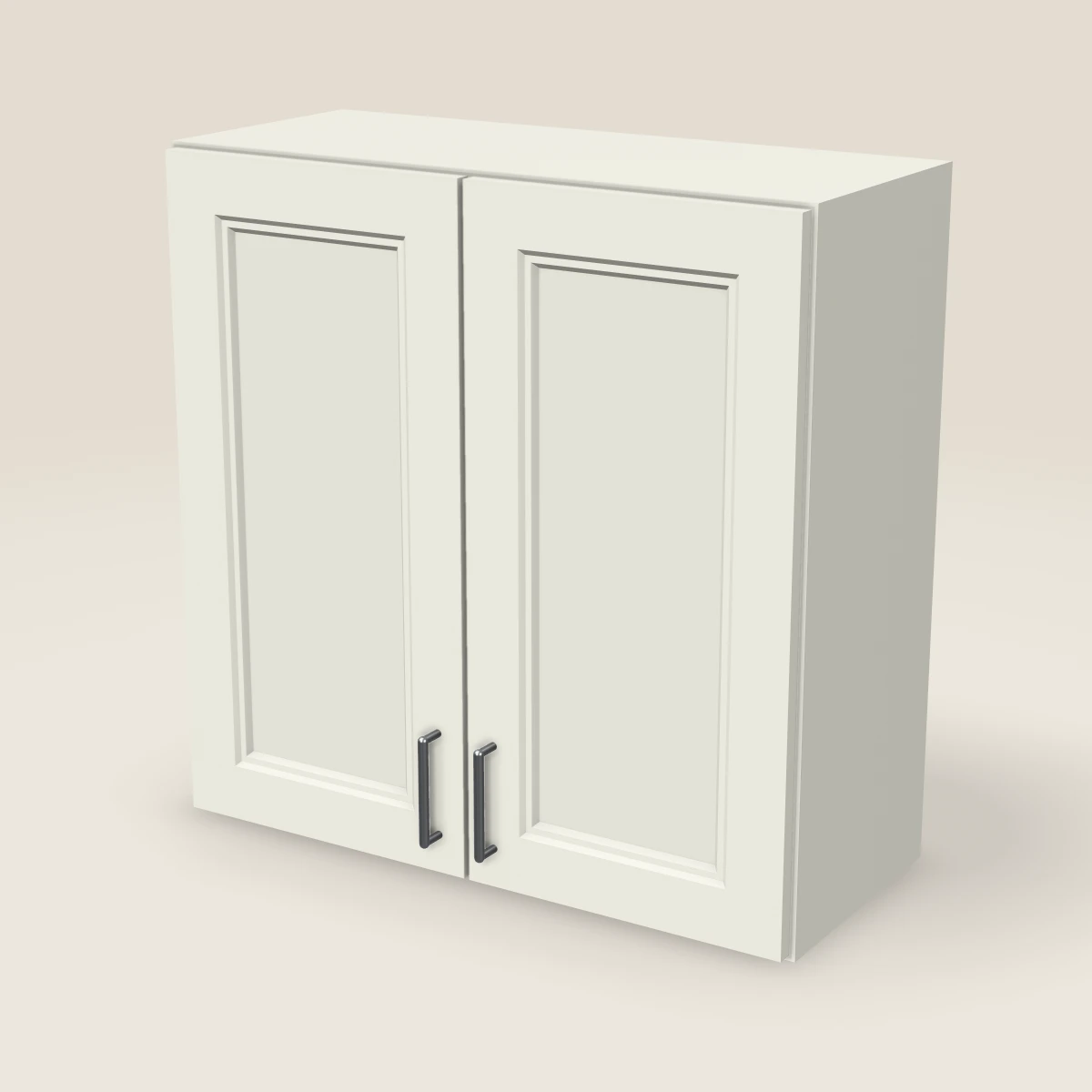 30" Double Door Wall Cabinet — 30" High, 3D picture