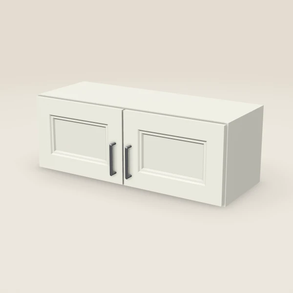 33" Double Door Wall Cabinet — 12" High, 3D picture