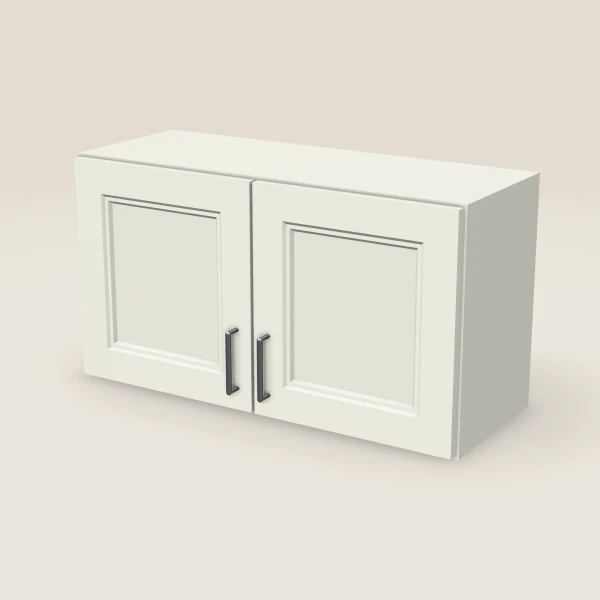 33" Double Door Wall Cabinet — 18" High, 3D picture